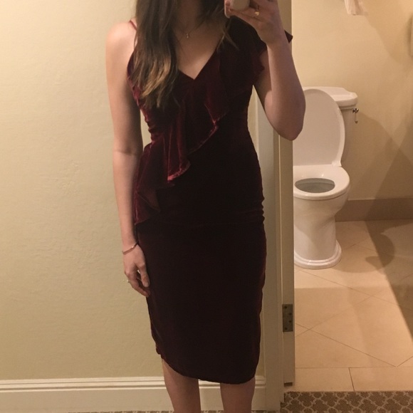 Tularosa x Revolve Velvet midi dress - Picture 3 of 3